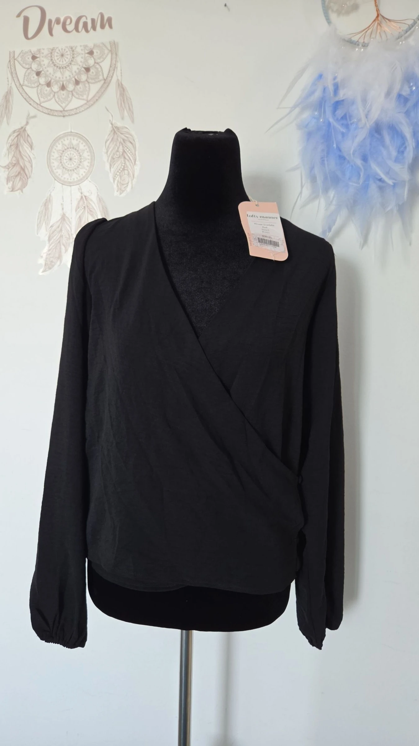 Blouse fluide portefeuille Lofty Manner ●Taille S●🌸